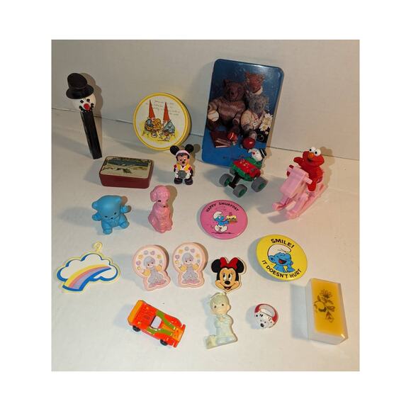 Disney Other - Junk Drawer Vintage Collectible Toys Pez No Feet Disney Minnie Mouse Tin